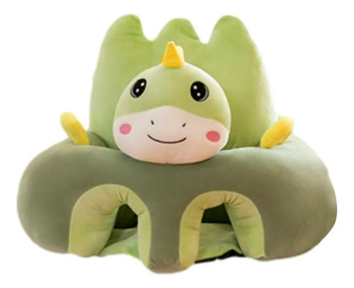Divertido Asiento Para Bebé Sofá Sillón Relleno Cómodo Verde Claro