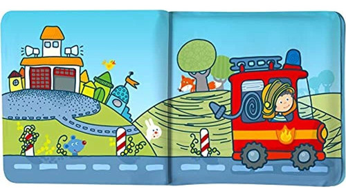 Haba Magic Bath Book Fire Brigade: Wet The Pages For Re