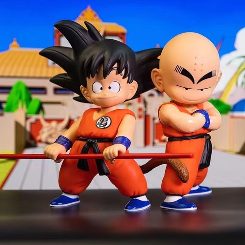 Figura Goku Chico - Dragon Ball Baculo Sagrado Anime Colecci