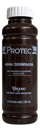 Agua Oxigenada Protec 100 Ml Antiseptico Herida Curacion