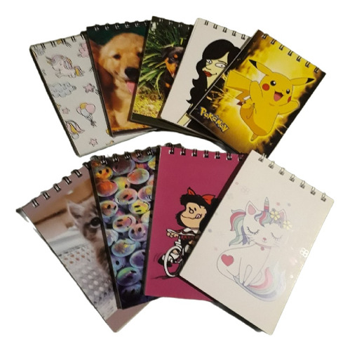 Libretas Anilladas 10x15. Pack X 5