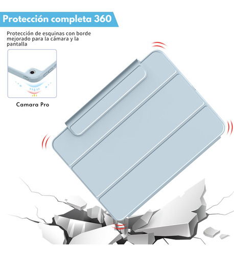Funda Para iPad Pro 13 M4 2024 Smart Cover 2 En 1 Folio