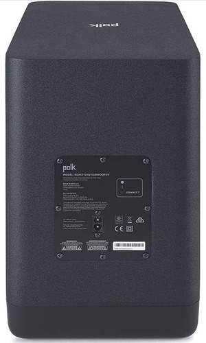 Polk React - Subwoofer Inalámbrico De 7 Pulgadas Negro (Reacondicionado)