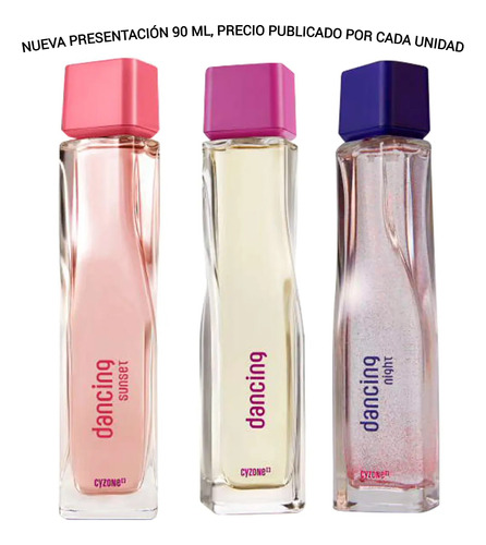 Colonia  Dancing Night  Femenina, 100ml, Cy Zone