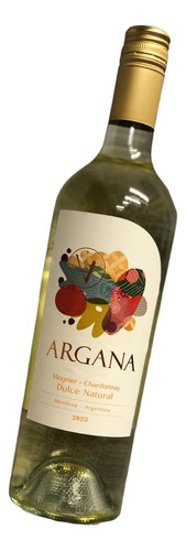 Vino Viognier Chardonnay Dulce Argana 750ml Premium Mendoza