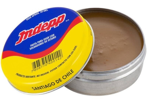 Imagen 1 de 4 de Pasta De Soldar 50 Grs. Mdepp Producto De Alta Calidad