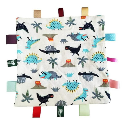 Baby Colorful Security Tag Blanket Soft Appease Towel For Ne