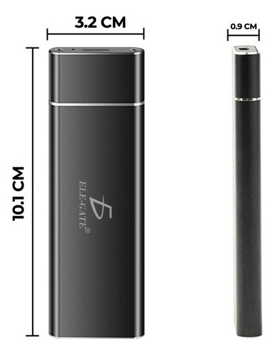 Case Para Ssd M.2 Protocolo Nvme Con Cables Tipo C & Usb 3.0