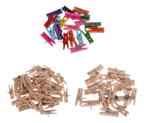 Mini Pinzas De Madera Para Ropa 2 Piezas