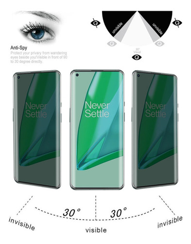 For Oneplus 9 Pro Película De Vidrio 3d 9h De 0,3 Mm For