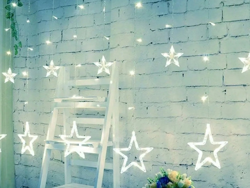 Cascada, Serie Led Estrellas 6 Metros Bodas, Navidad 