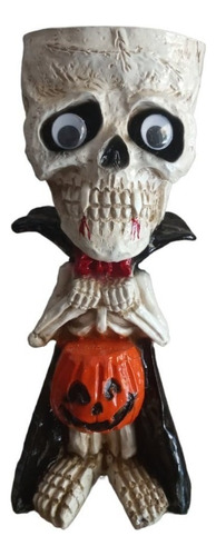 Figura Vampiro Adorno Día De Muertos Halloween Artesanía