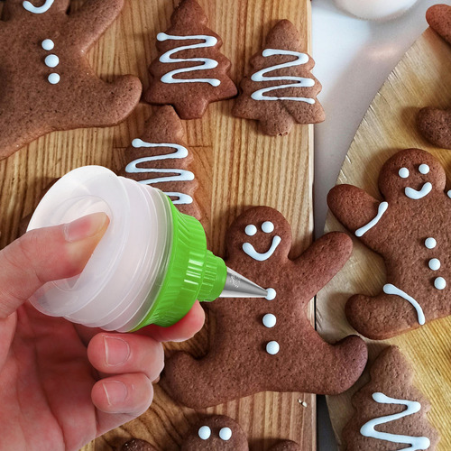 Botellas De Glaseado Para Decoración De Galletas, 2 Unidades