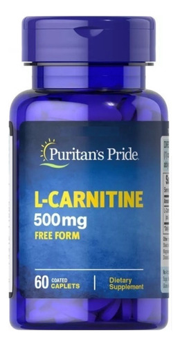 L-carnitina 500mg Americana Potente Sin Gluten 