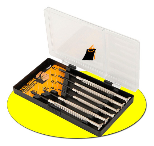 Set Destornilladores De Precisión Kit X6 Und Plano-phillips