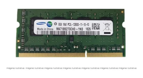 Samsung 8gb 1rx8 Pc3l 12800s Ddr3 1600mhz 1.35v Sodimm Ram Env o