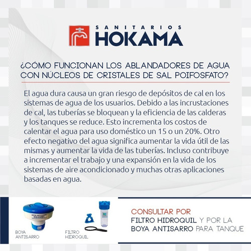 Imagen 8 de 10 de Sal Polifosfato Anti Sarro Siliphos Filtro Alemania 1kg Casa