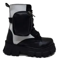Comprar Borcegos Nenas\u002Fdama Plataforma Bota Acces Caña Alta 27 Al 34