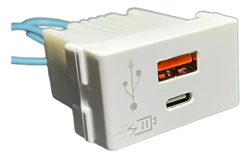 Modulo Usb A + Usb C Doble Carga Rapida 3a Para Linea Jeluz