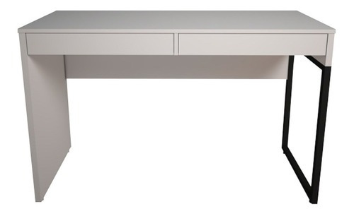 Mesa P/ Computador Escrivaninha Desk 2 Gavetas Branco