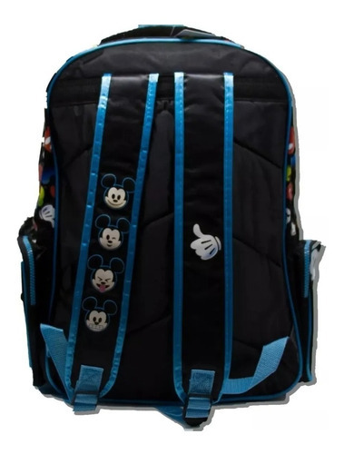 Mochila Espalda - Mickey Mouse Emoji Wabro - Art. 84115 Color Negro