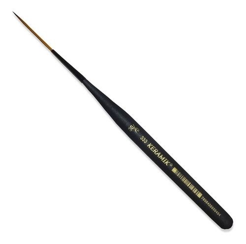 Imagem 2 de 3 de Kit Pincel Keramik 333 Carga Dupla One Stroke - 2 Tamanhos
