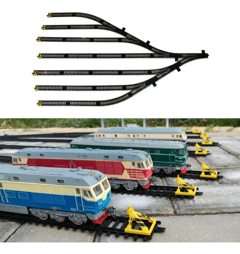 Vía De Tren Modelo De Calibre Ho 34x Para Trenes