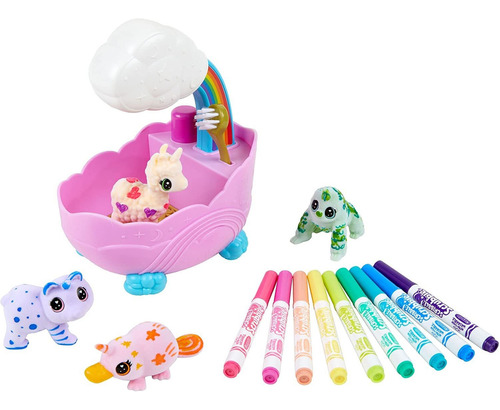 Scribble Scrubbie Peculiar Pets Rainbow Tub Set, Juguet...