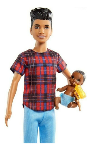 Barbie Skipper Niñero Con Bebe Original