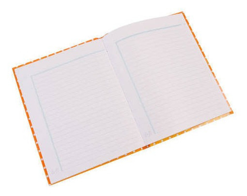 Cuaderno Éxito E3 Lunares Tapa Dura 48 Hojas Rayadas Naranja