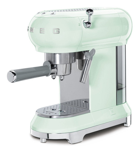 Cafeteira Smeg 50's Retro Style ECF01 automática pastel green expresso 127V