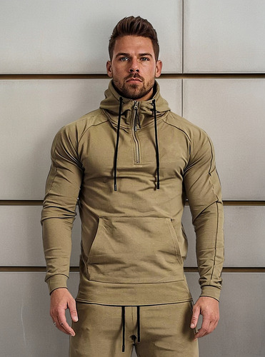 Sudadera Deportiva Beige O Negra