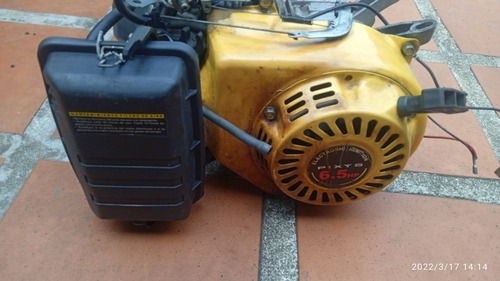 Imagen 1 de 2 de Motor Estacionario 6.5 Hp A Gasolina Eje Cónico Generador El