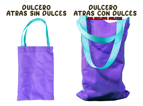 30 Bolsitas Dulceros Hatsune Miku Anime Fiesta Cumpleaños Morado Hatsune Miku Modelo 1