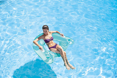 Tumbona Hinchable Intex Sit N Float, 60 X 39, 1 Paquete...