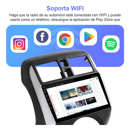 2024 Estéreo Carplay 2+32gb Para Nissan Versa Note