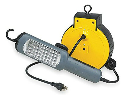 Lumapro 2ykr1 Lámpara De Mano Carrete De Cable, Led, 1140w, 