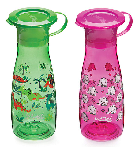 Wow Cup Mini 360 - Vaso Para Beber, 12 Onzas, Paquete De 2