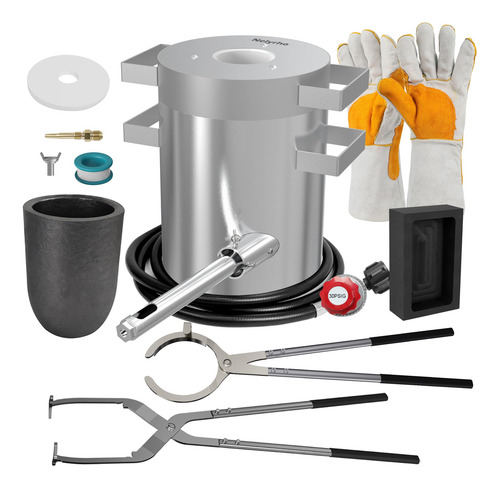 Nelyrho Kit Horno Fusion Propano 13.2 Lbs Do Pinza Crisol
