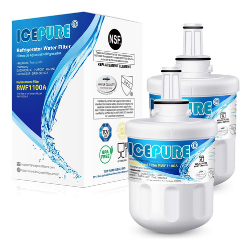 Icepure Dag Filtro De Agua De Repuesto Para Samsung Dab Daa 