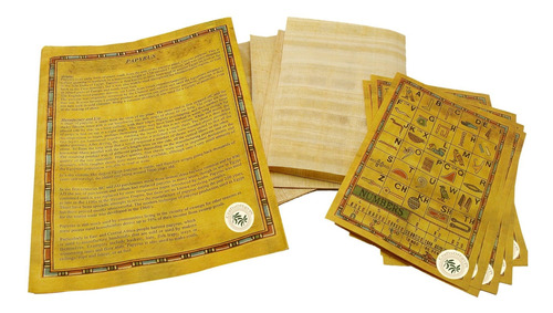 Papel De Papiro Egipcio De 4x6 Pulgadas (10x15 Cm)
