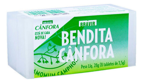Canfora Bendita Cânfora Com 8 Tabletes 2 Unidades