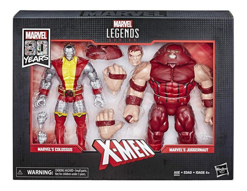 Colossus Juggernaut Marvel Legends 80 Aniversario 6 Pulgadas