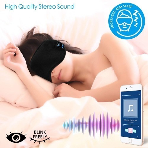 Imagen 1 de 2 de Gafas Bluetooth Para Dormir O Descansar Los Ojos
