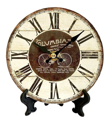 Reloj De Mesa Madera Decorativo Diseño Moderno Ramos Mejia