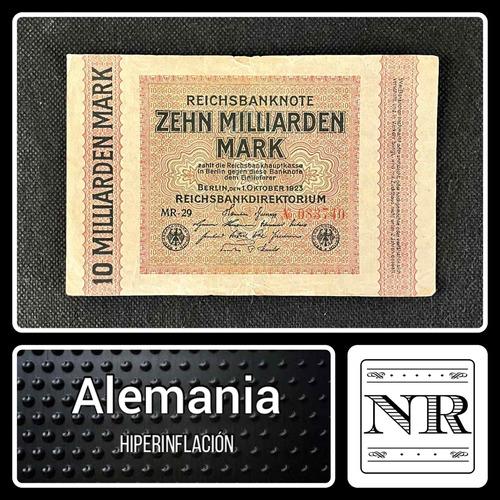 Alemania - 10.000.000.000 Marks - Año 1923 - P #117
