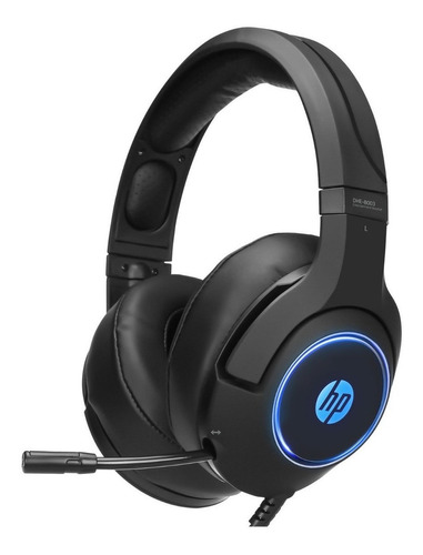 Auriculares Gamer Hp Gamer Dhe - 8003 Negro Con Luz   Led