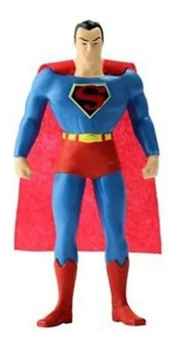 Figura Muñeco Superman Flexible Goma 13.5cm Dc Comics