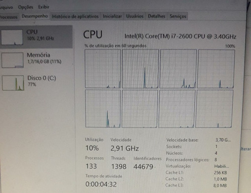 Imagem 8 de 9 de Pc Gamer Gigabyte-i7 2600- 16gb- Nvideafx4800-hd2tb