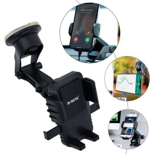 Suporte Celular Veicular Trava Automática Vidro Painel Carro